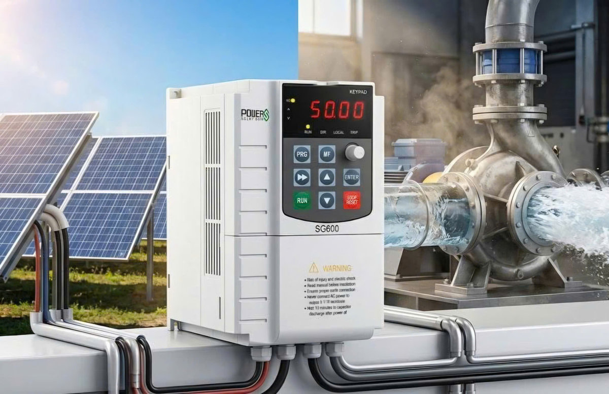 Biến tần bơm 5.5kW PowerS SG600 thông minh