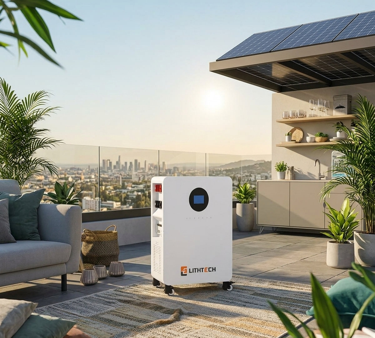 Báo giá pin lưu trữ điện mặt trời Lithium Lihtech 14.36kW