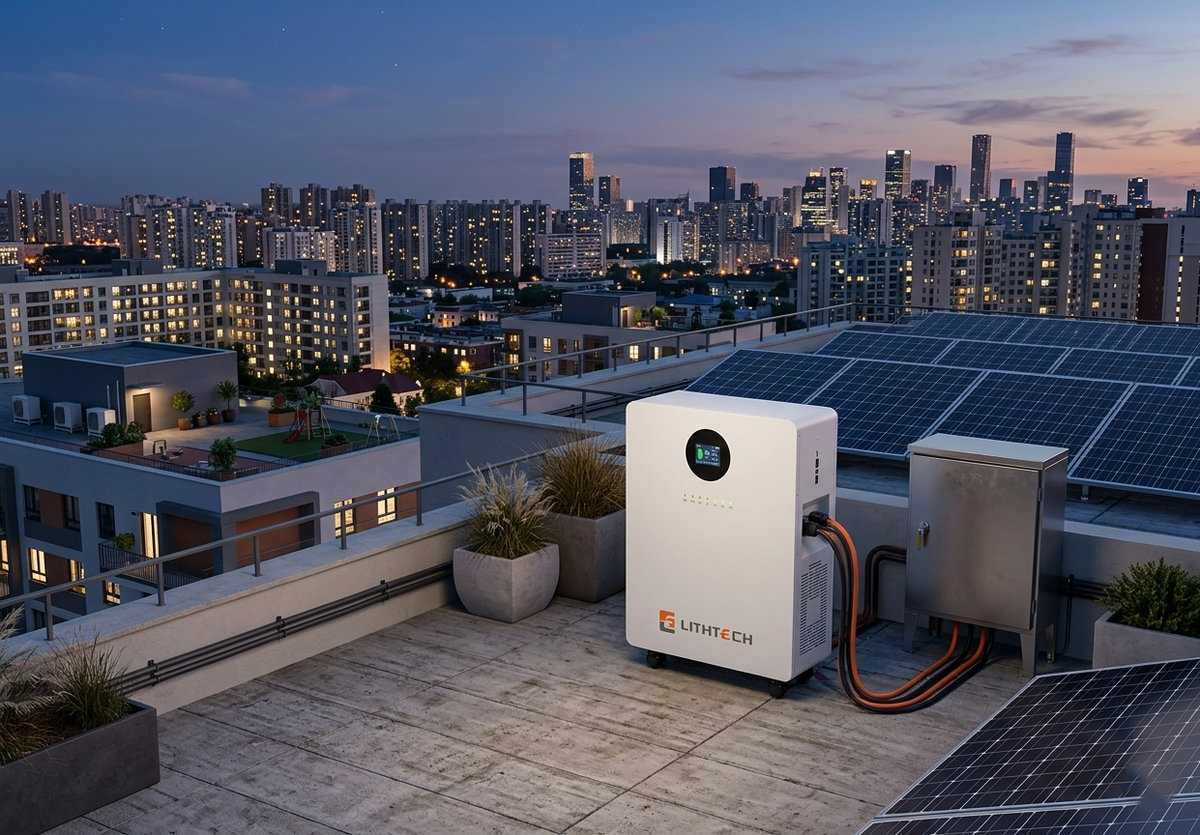 Pin lưu trữ điện mặt trời Lithium Lihtech 14.36kW mua ở đâu