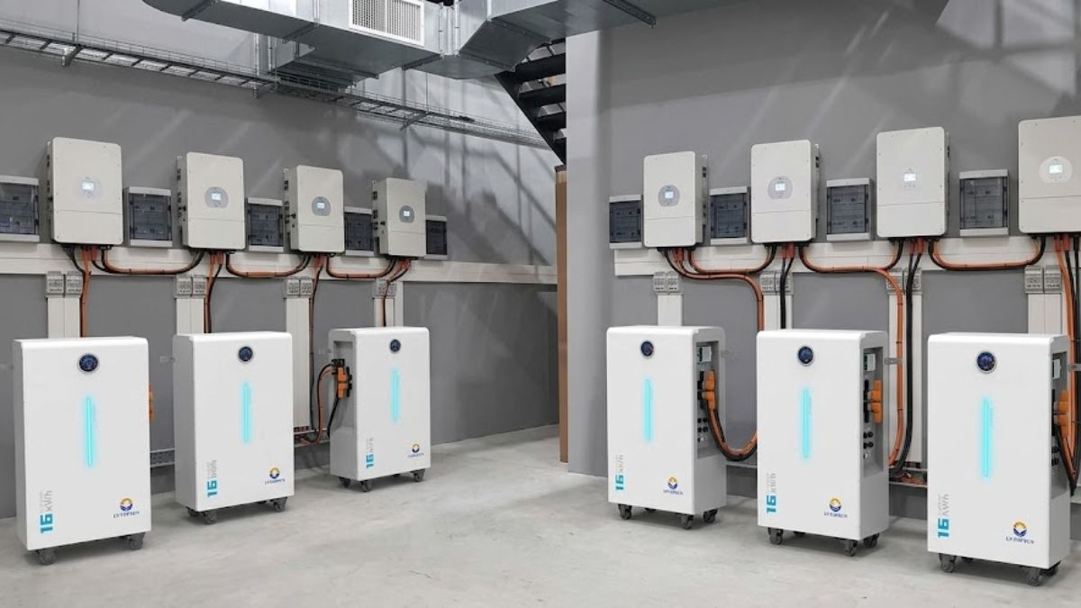 Ứng dụng PIN lưu trữ điện mặt trời lithium LVTOPSUN 16KW
